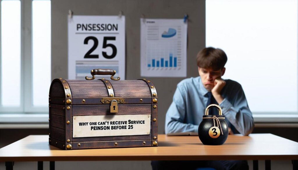 varför får man inte tjänstepension innan 25